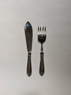 Service à découper argent 800/1000 anciens couverts
