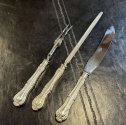 Service à découper Mappin and Webb en métal argenté modèle Russell