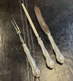 Service à découper Mappin and Webb en métal argenté modèle Russell