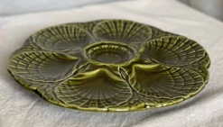 Service de 6 assiettes barbotines coquillages Sarreguemines vintage