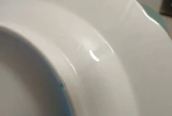 Service de 12 assiettes en porcelaine de Paris - H. Béziat / Maison Blender