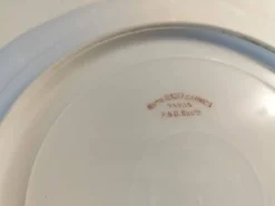 Service de 12 assiettes en porcelaine de Paris - H. Béziat / Maison Blender