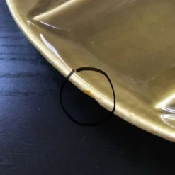 Service de 4 assiettes à huîtres Sarreguemines