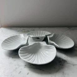 Service de 4 coupelles coquillage
