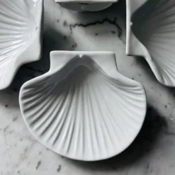 Service de 4 coupelles coquillage