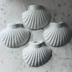 Service de 4 coupelles coquillage