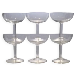Service de 6 coupes à champagne