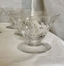 Service de 10 coupes à glace (ou à fruits) Art Déco