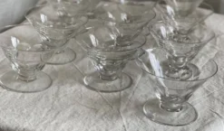 Service de 10 coupes à glace (ou à fruits) Art Déco