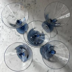 Service de 5 coupes tulipes