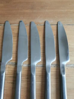 Service de 6 couteaux inox et acier
