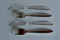 Service de couverts à poisson vintage pour 6 personnes - WMF - acier inoxydable - Made in Germany