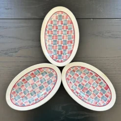 Service de 3 raviers rétros