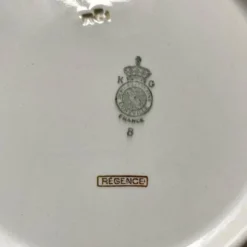 Service à dessert assiettes et plat en porcelaine de Luneville
