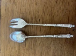 Service à dessert métal argenté style Louis XVI – SFAM – début XXe