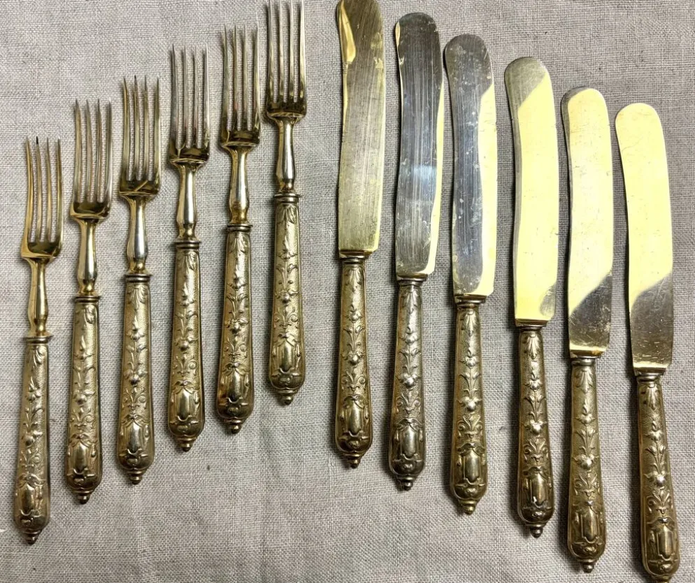 Service à dessert vintage des années 50