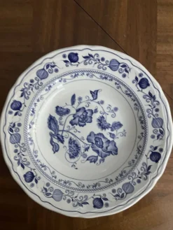 Service de table, ancien bleu–27 pièces