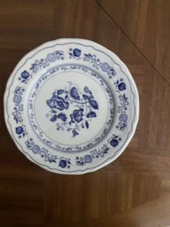 Service de table, ancien bleu–27 pièces