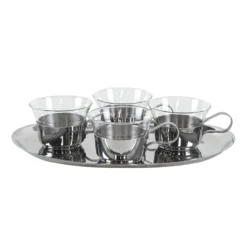 Service de table, design italien, années 1970, fabriqué en Italie