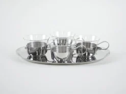 Service de table, design italien, années 1970, fabriqué en Italie