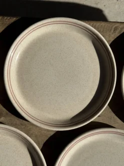 Service de table Lunéville Atelier d'Art 8 assiettes et 2 plats de service