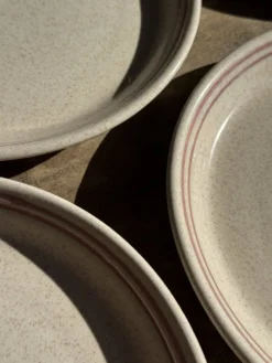 Service de table Lunéville Atelier d'Art 8 assiettes et 2 plats de service