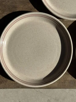 Service de table Lunéville Atelier d'Art 8 assiettes et 2 plats de service
