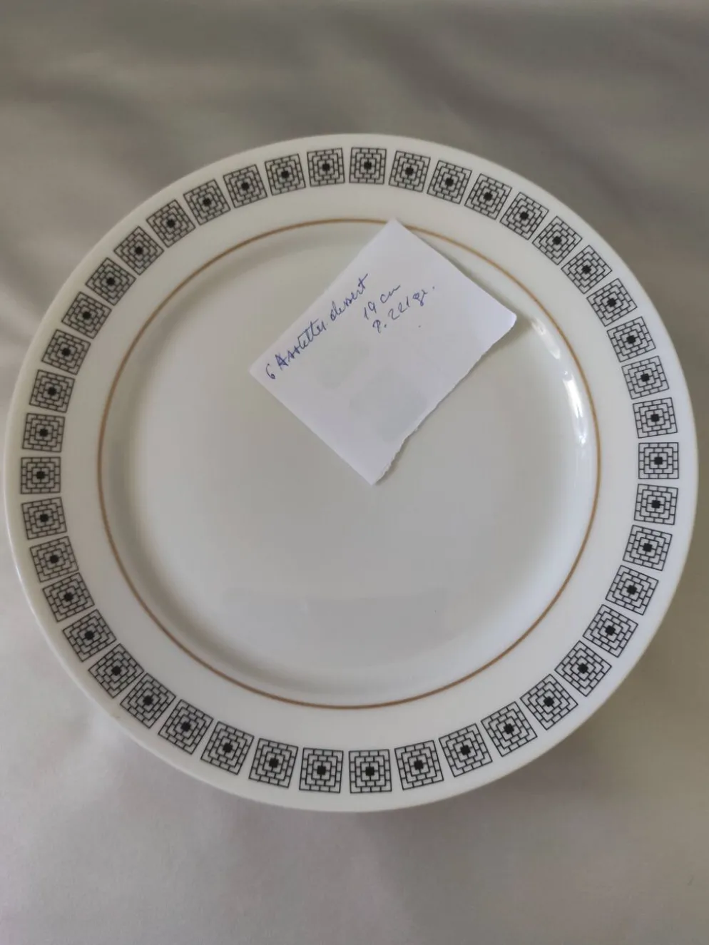 Service de table, Néfertiti Tchécoslovaquie