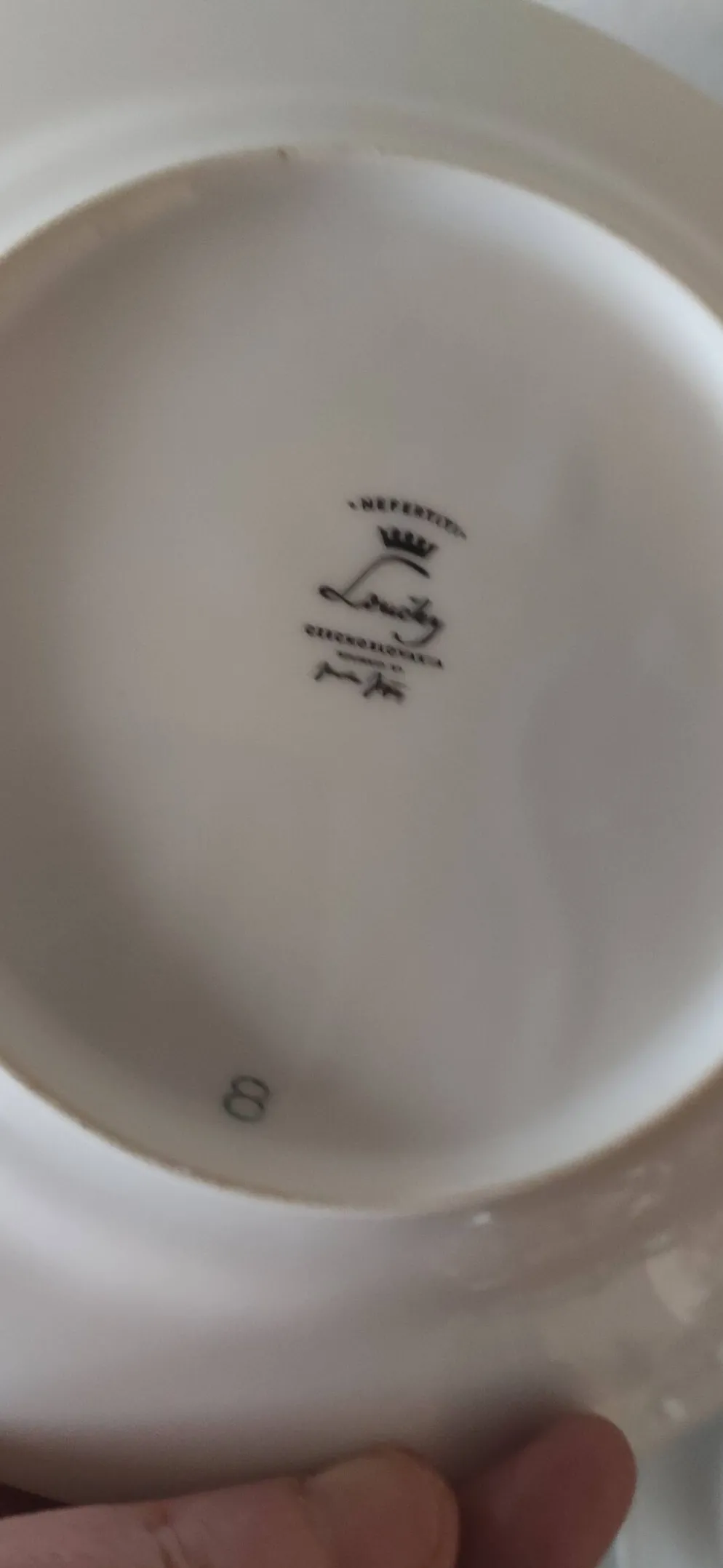 Service de table, Néfertiti Tchécoslovaquie