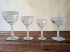 Service de verre 24 pièces Art déco
