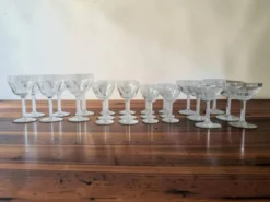 Service de verre 24 pièces Art déco