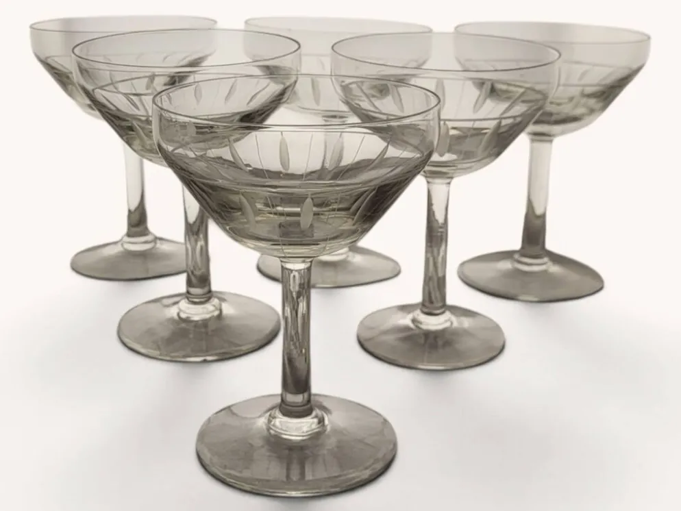 Service de verre 24 pièces Art déco