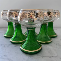 Service de 6 verres alsaciens