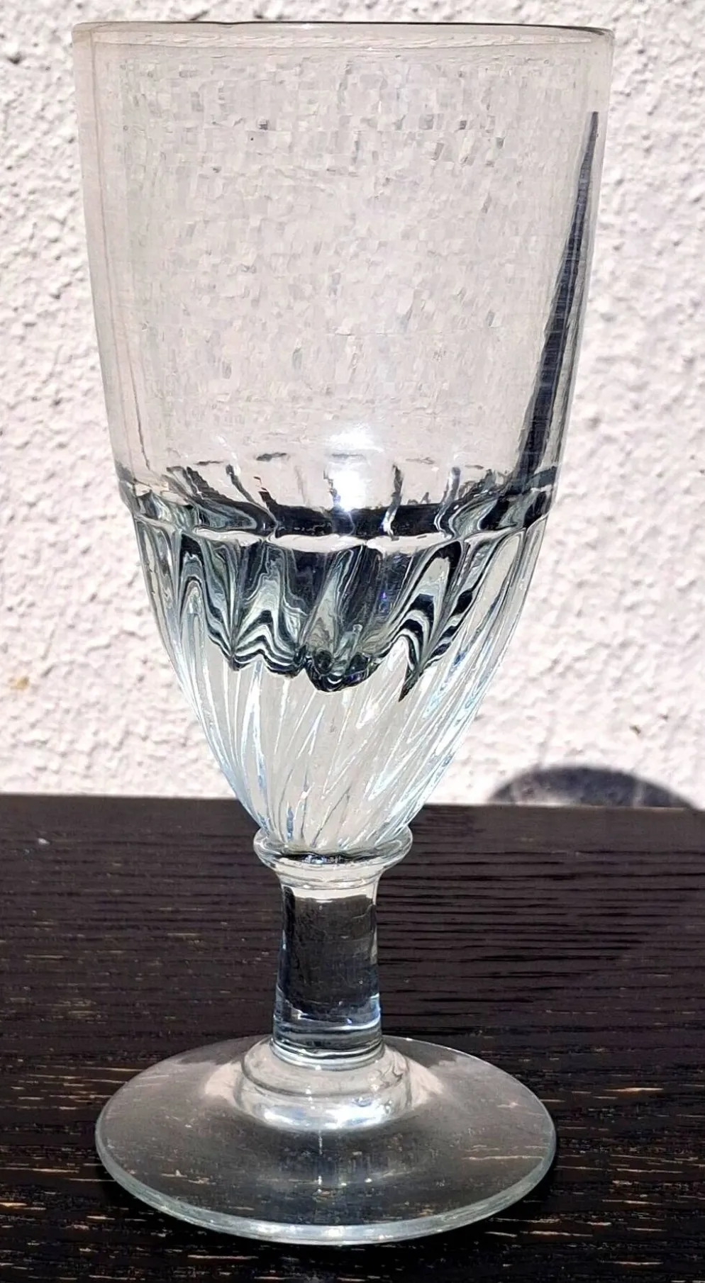 Service de verres de bistrot à absinthe, soufflés à la bouche