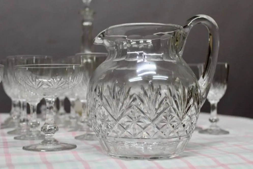 Service de verres en cristal Saint louis Modéle MASSENET 54 pièces