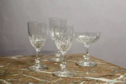 Service de verres en cristal Saint louis Modéle MASSENET 54 pièces