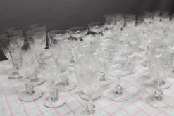 Service de verres en cristal Saint louis Modéle MASSENET 54 pièces