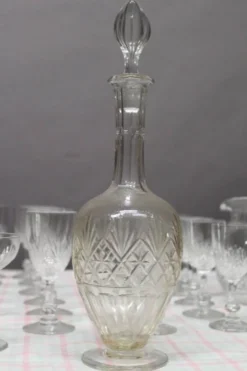 Service de verres en cristal Saint louis Modéle MASSENET 54 pièces