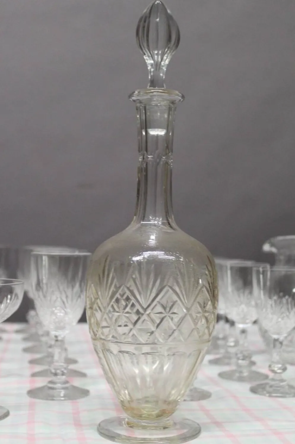 Service de verres en cristal Saint louis Modéle MASSENET 54 pièces
