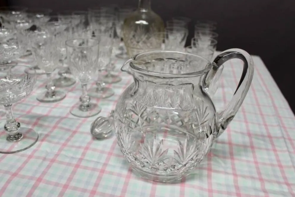 Service de verres en cristal Saint louis Modéle MASSENET 54 pièces