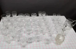 Service de verres en cristal Saint louis Modéle MASSENET 54 pièces