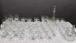 Service de verres en cristal Saint louis Modéle MASSENET 54 pièces