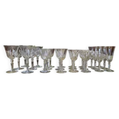Service de verres 24 pièces Art déco