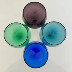 Service de 4 verres à vin d’Alsace