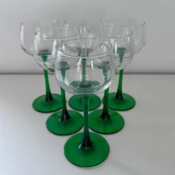 Service de 6 verres à vin d’Alsace