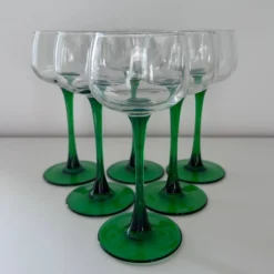 Service de 6 verres à vin d’Alsace