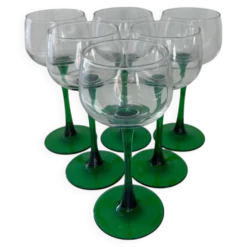 Service de 6 verres à vin d’Alsace