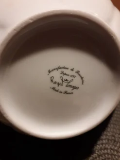 Service duo thé/café porcelaine manufacture royal limoges