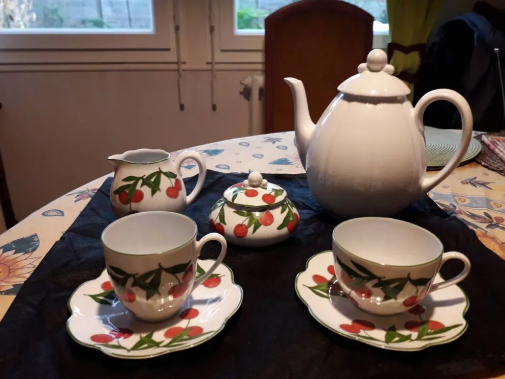 Service duo thé/café porcelaine manufacture royal limoges