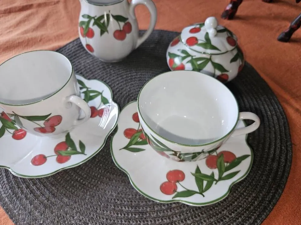 Service duo thé/café porcelaine manufacture royal limoges